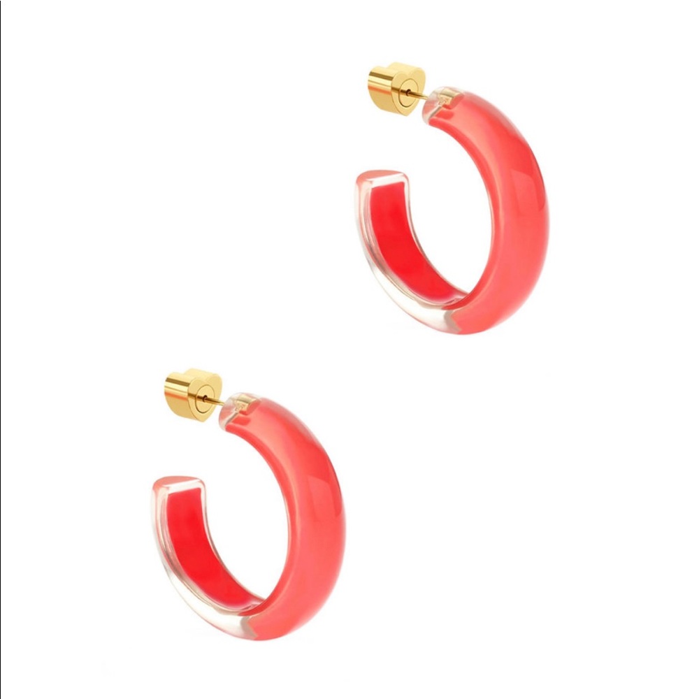 Alison Lou earrings. Gold posts and back.